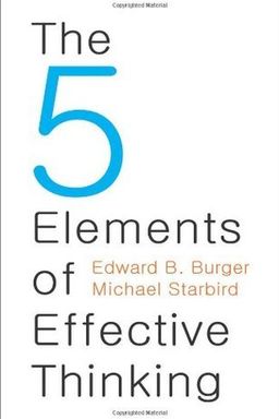 The Five Elements of Effective Thinking cover