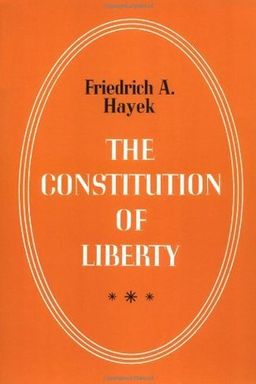 The Constitution of Liberty cover
