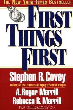 First Things First cover